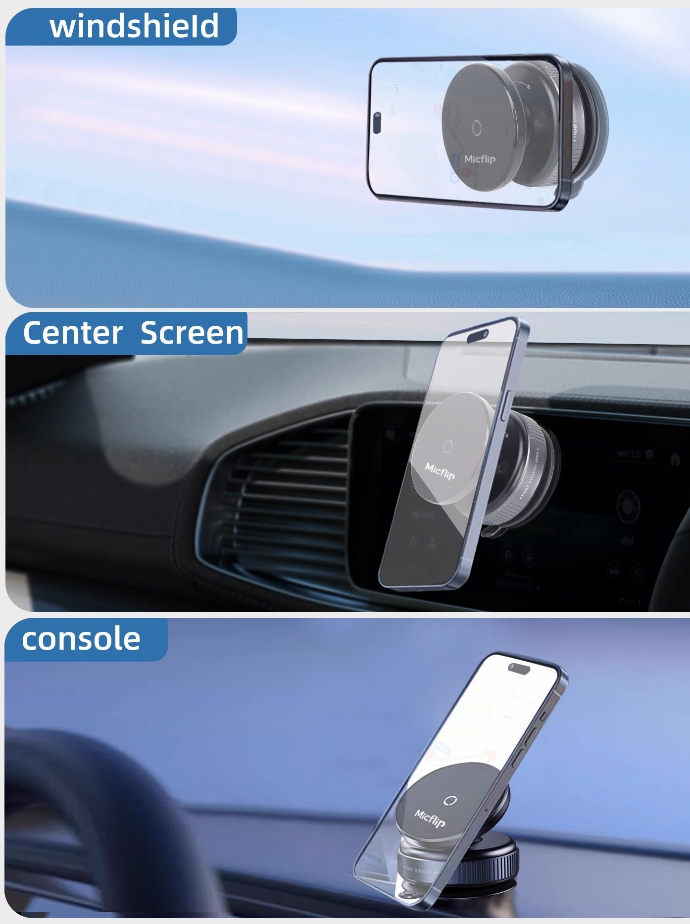 Support de téléphone MagSafe à ventouse