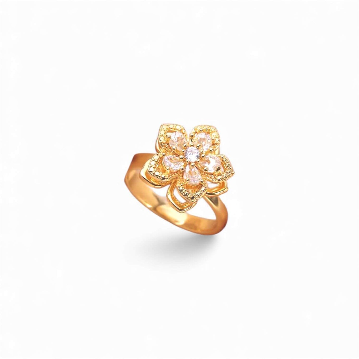 Bague anti-stress fleur - BAS001