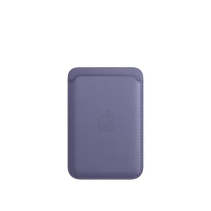 Porte-cartes Magnétique en Cuir pour iPhone 12 à 17 & Samsung S24/S25