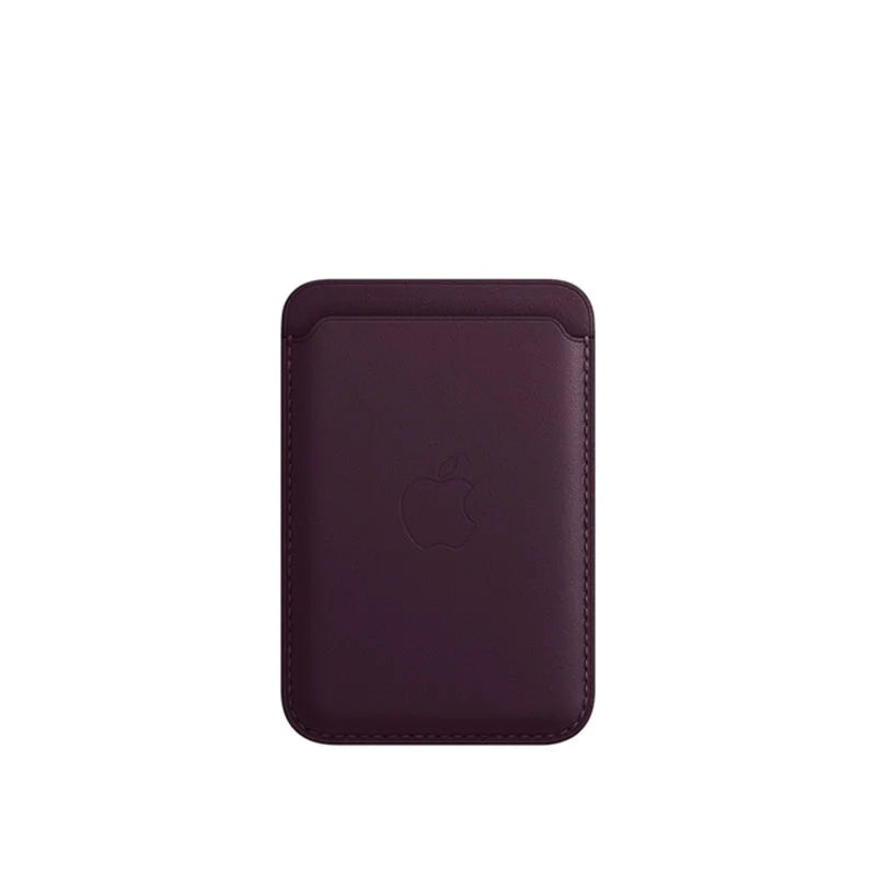 Porte-cartes Magnétique en Cuir pour iPhone 12 à 17 & Samsung S24/S25