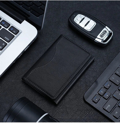 Porte-Cartes Magnétique en Cuir MagSafe – Coque de Protection iPhone 14 à 16 Pro/Max